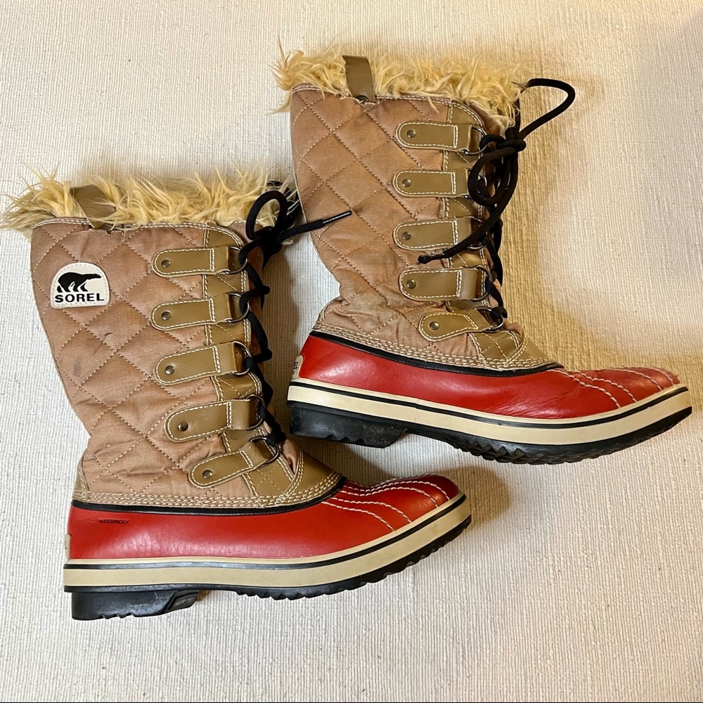 Sorel Women’s Tofino Joan Trail/Autumn Bronze Waterproof Snow Boot Size 7.5